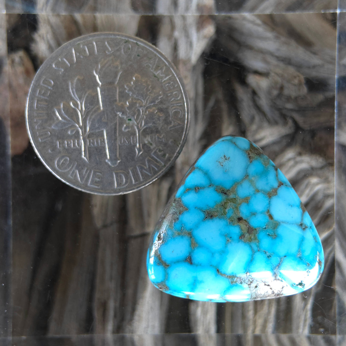 Natural Kingman Turquoise Triangular