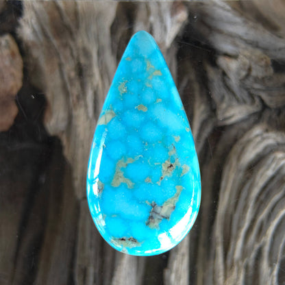 Natural Kingman Turquoise Pear-Shaped