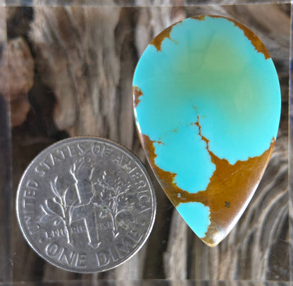 Stabilized Supernova Turquoise Pear-Shaped