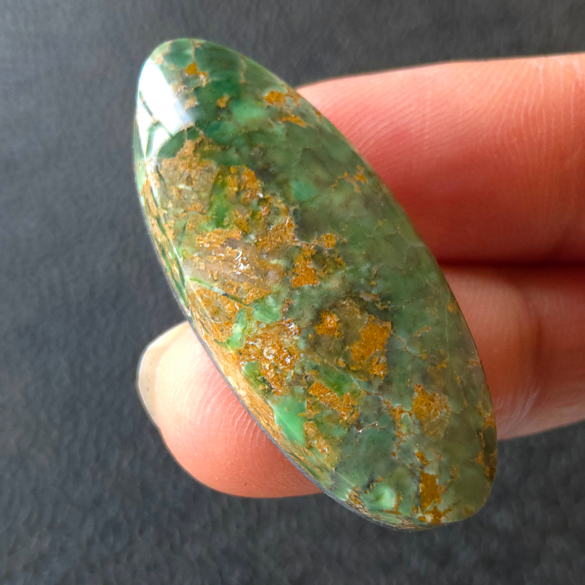 Natural Woodland Station Variscite Oval