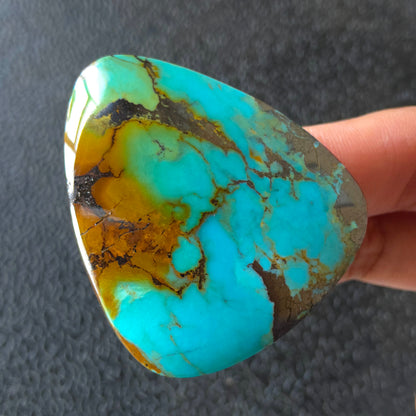 Stabilized Kingman Turquoise Triangular