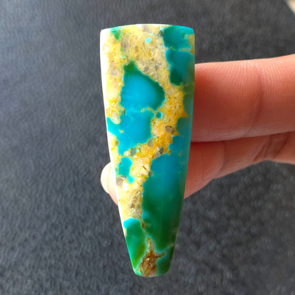 Stabilized Kingman Hardy Pit Turquoise Freeform