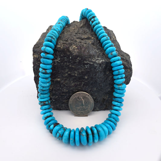 Stabilized Egyptian Prince Turquoise Flat Nuggets