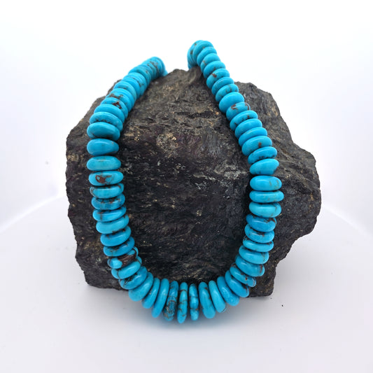 Stabilized Egyptian Prince Turquoise Flat Nuggets