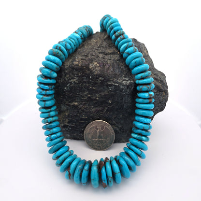 Stabilized Egyptian Prince Turquoise Flat Nuggets