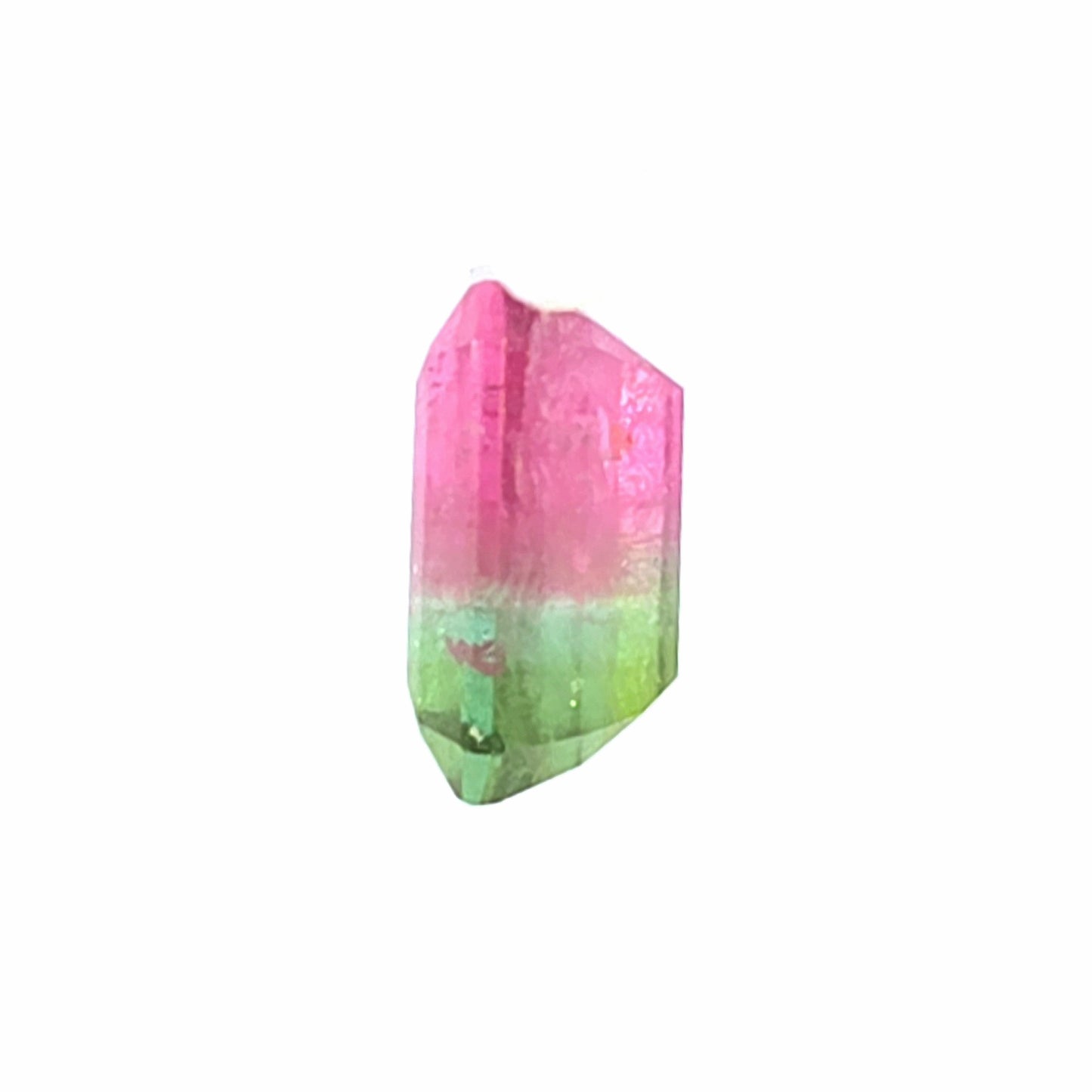 Brazilian Tourmaline (Watermelon) Rectangular Faceted Cut