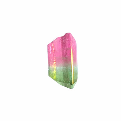 Brazilian Tourmaline (Watermelon) Rectangular Faceted Cut