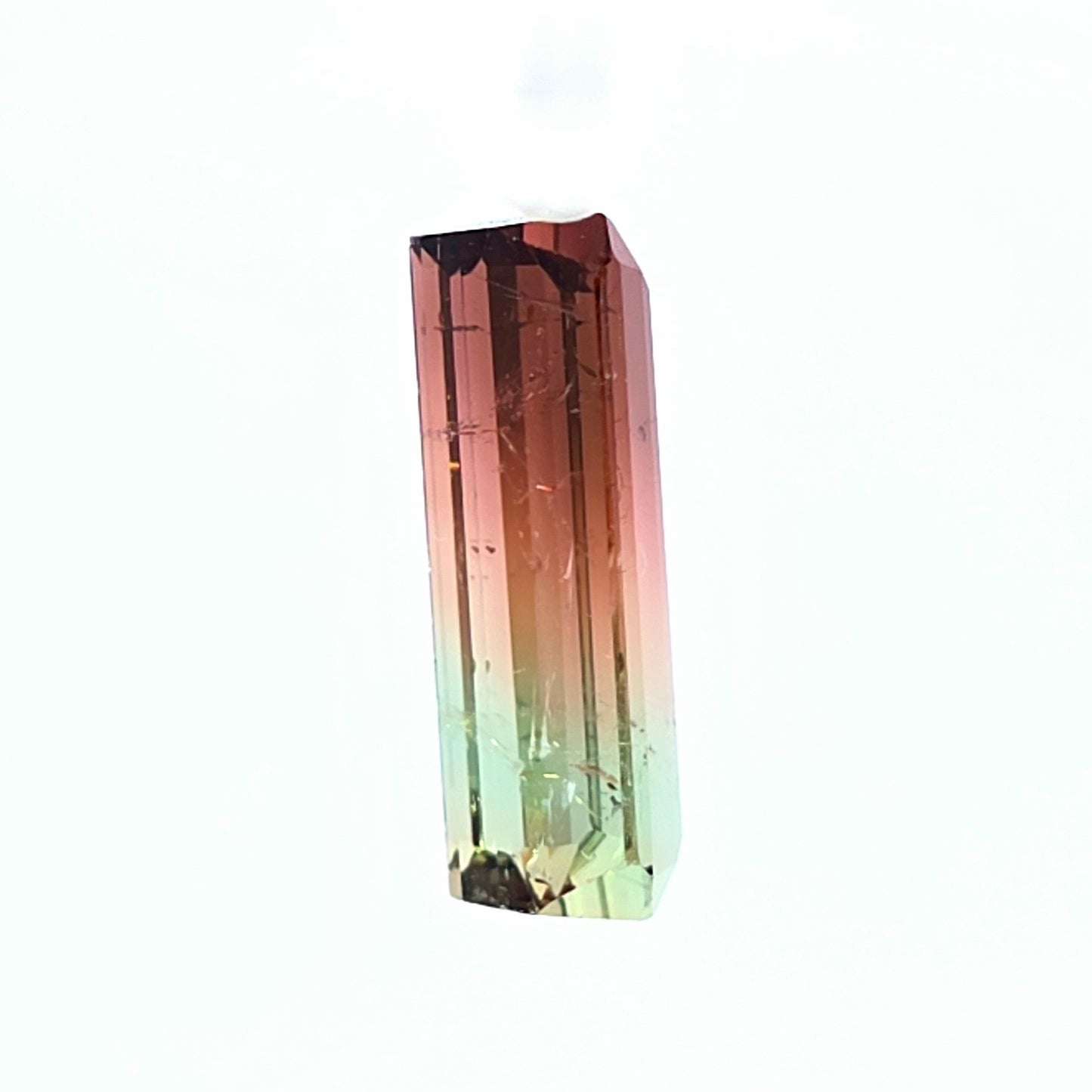 Brazilian Tourmaline (Bicolor) Rectangular Faceted Cut
