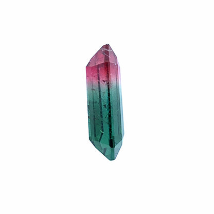 Brazilian Tourmaline (Watermelon) Rectangular Faceted Cut
