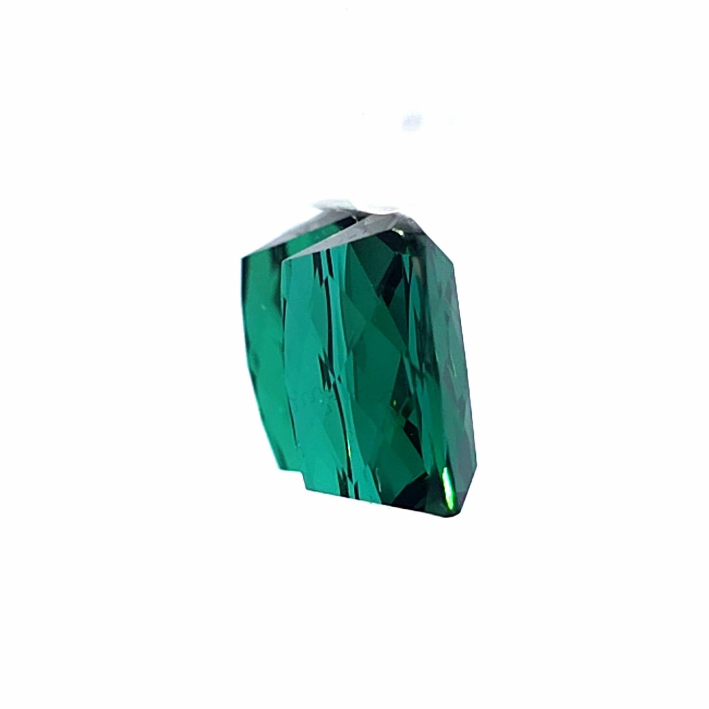 Brazilian Tourmaline (Green) Rectangular Faceted Pair