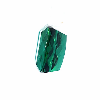 Brazilian Tourmaline (Green) Rectangular Faceted Pair