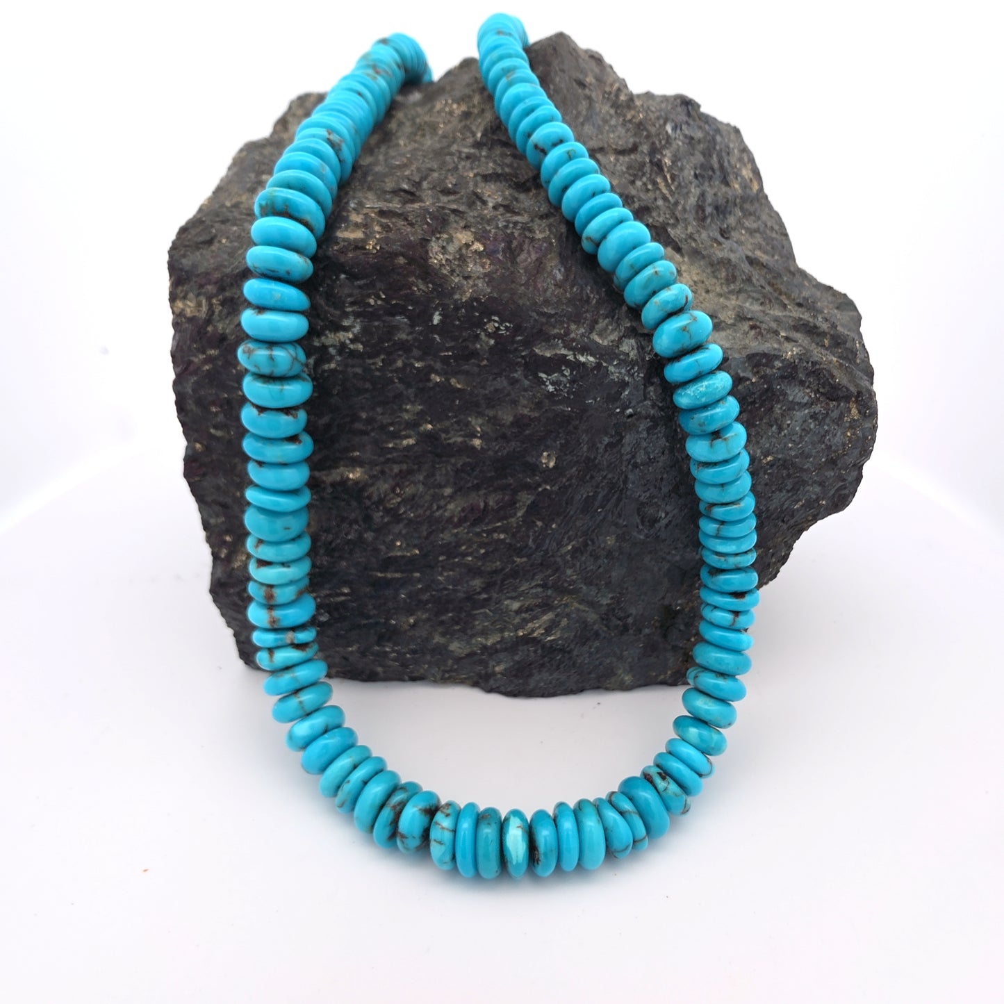 Stabilized Egyptian Prince Turquoise Flat Nuggets