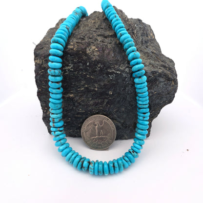 Stabilized Egyptian Prince Turquoise Flat Nuggets