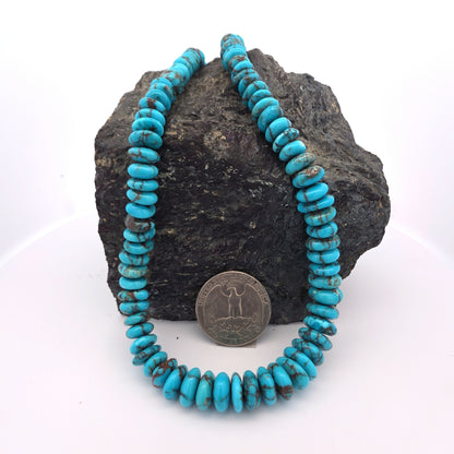 Stabilized Egyptian Prince Turquoise Flat Nuggets