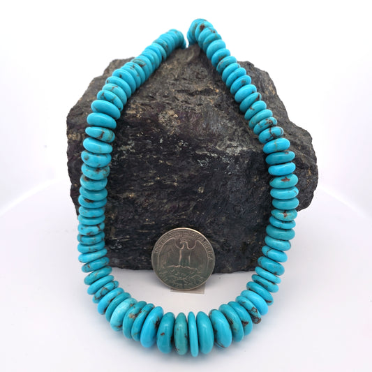 Stabilized Egyptian Prince Turquoise Flat Nuggets