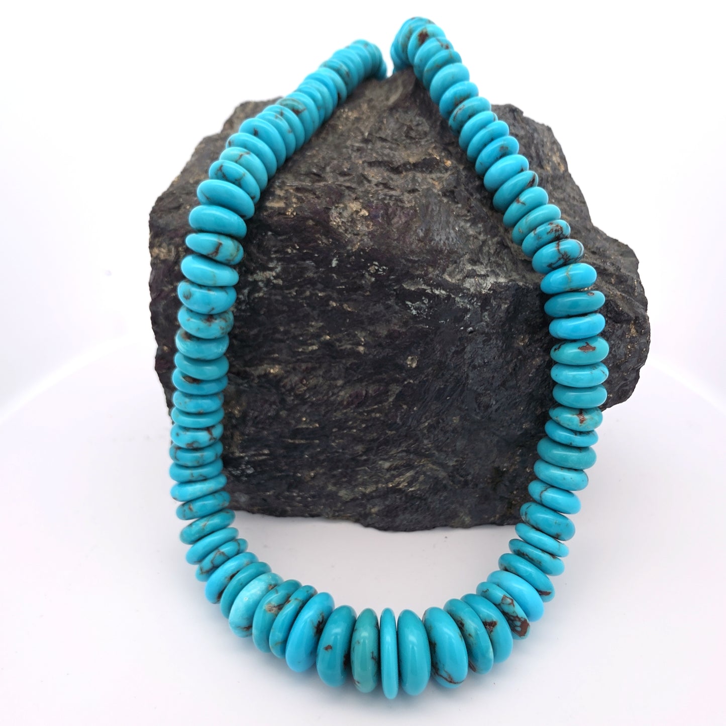 Stabilized Egyptian Prince Turquoise Flat Nuggets