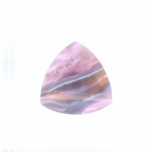 Natural Purple Chalcedony Triangular