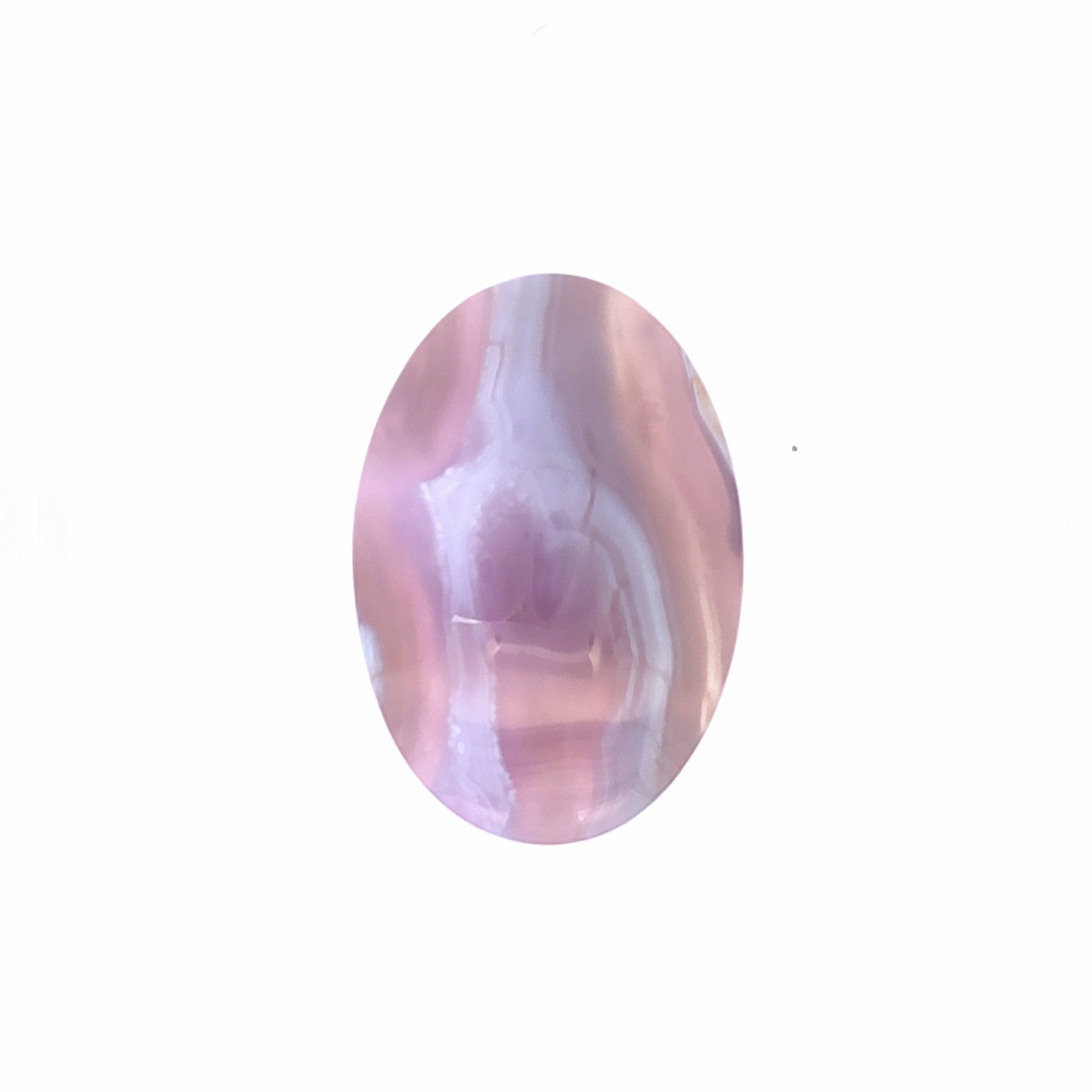 Natural Purple Chalcedony Oval