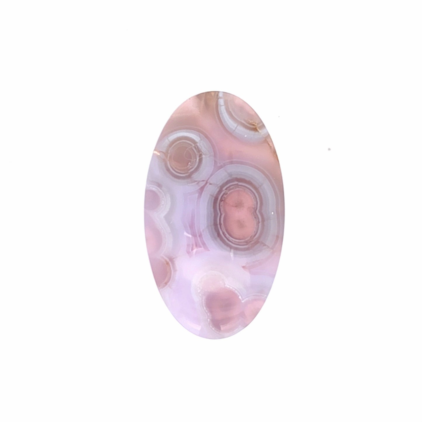 Natural Purple Chalcedony Oval