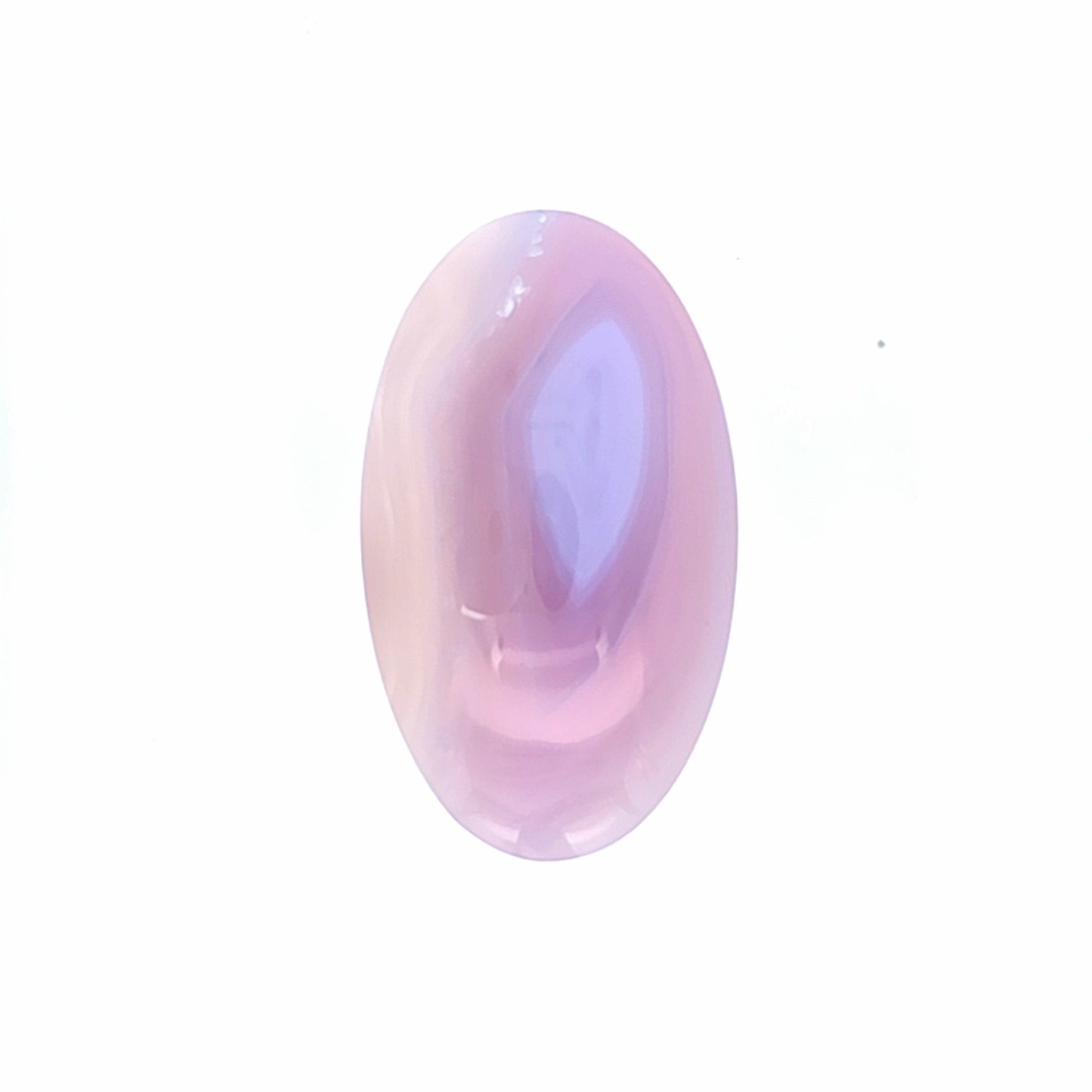 Natural Purple Chalcedony Oval