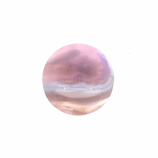 Natural Purple Chalcedony Round