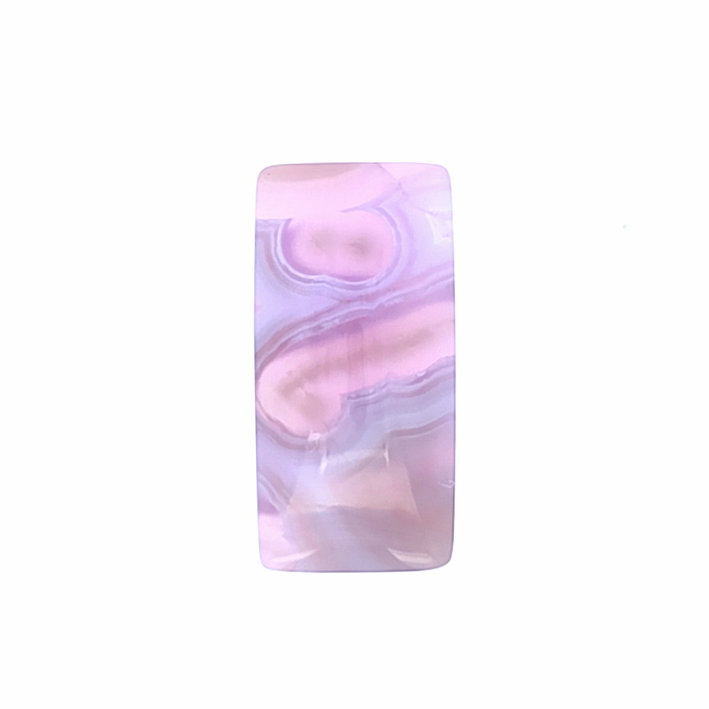 Natural Purple Chalcedony Rectangular
