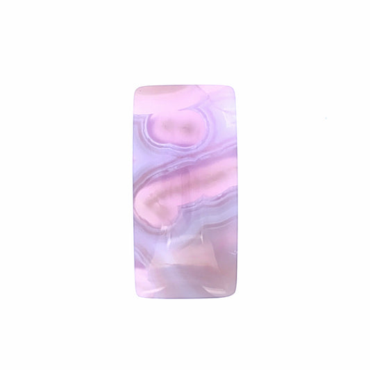 Natural Purple Chalcedony Rectangular