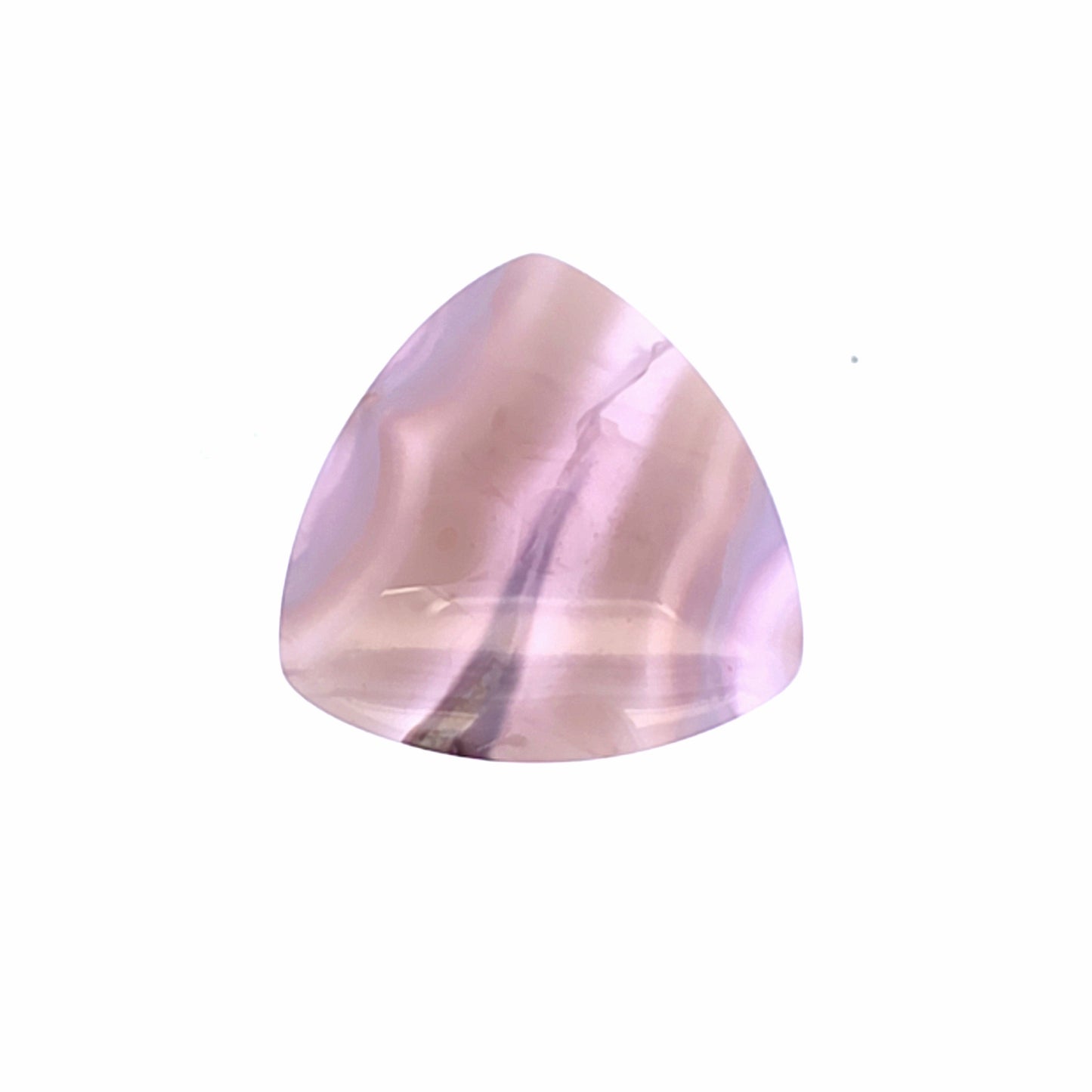 Natural Purple Chalcedony Triangular