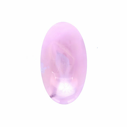 Natural Purple Chalcedony Oval
