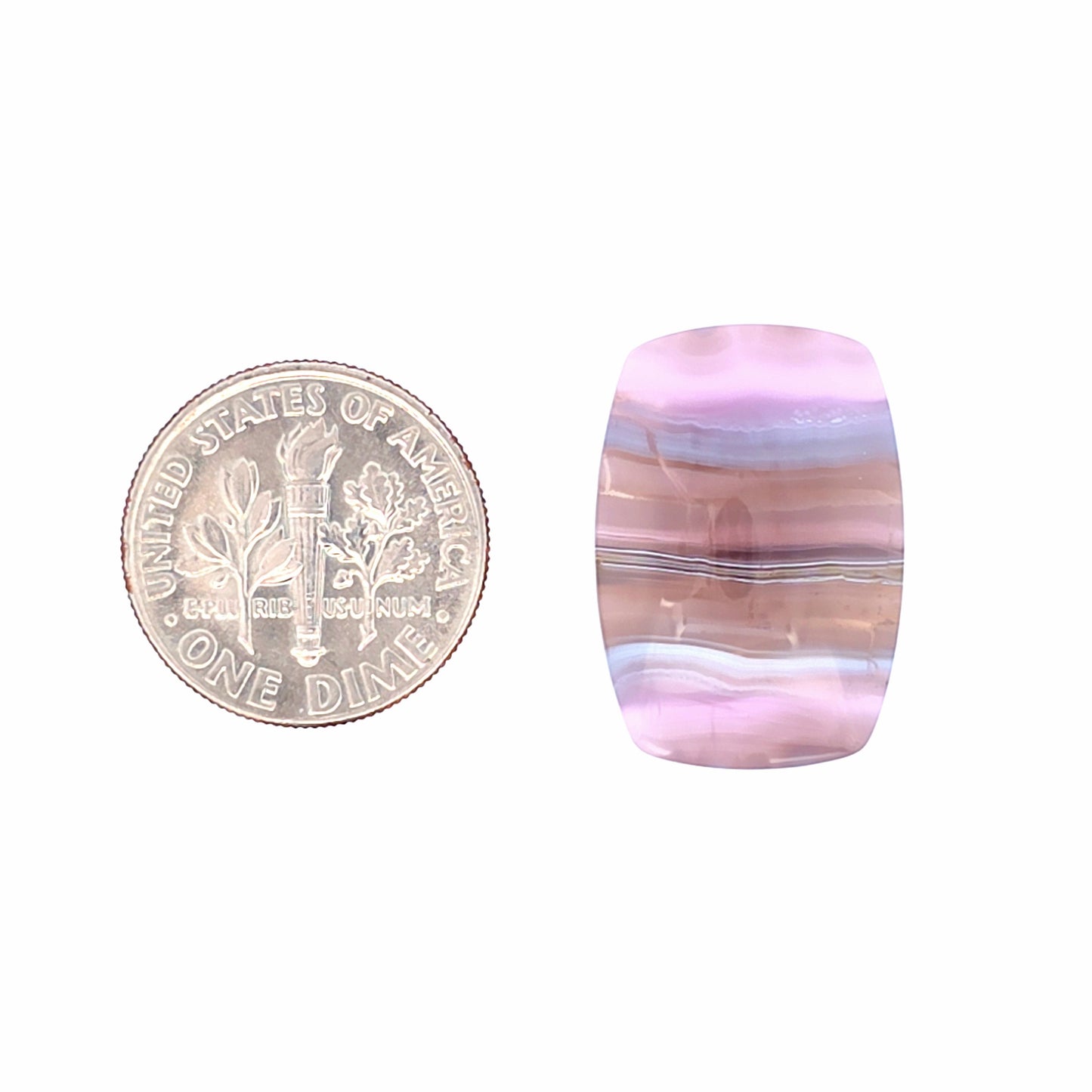 Natural Purple Chalcedony Rectangular