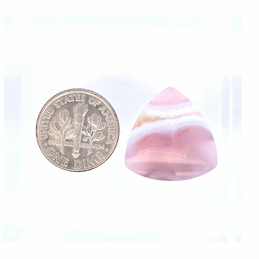 Natural Purple Chalcedony Triangular