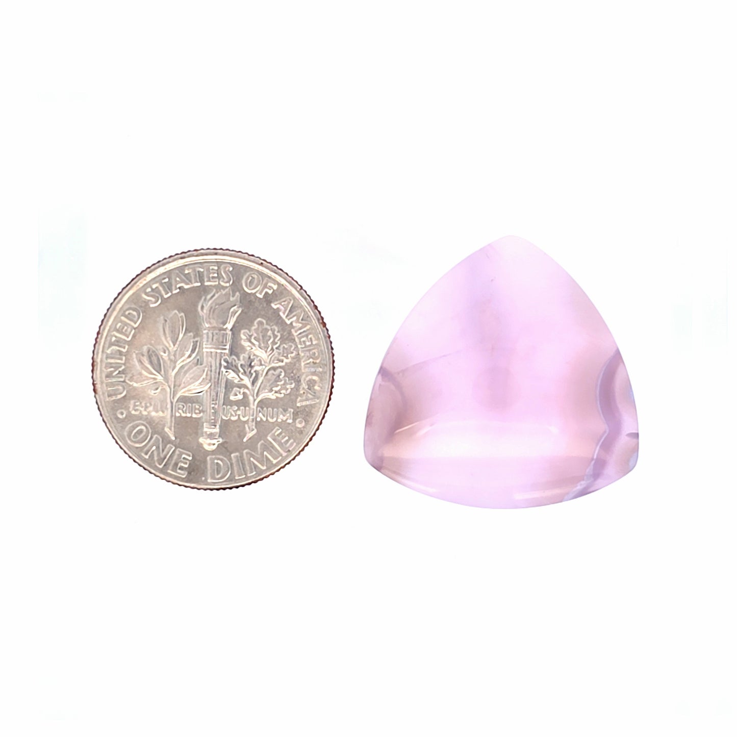 Natural Purple Chalcedony Triangular