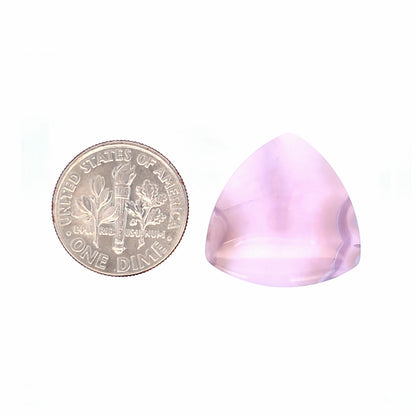 Natural Purple Chalcedony Triangular