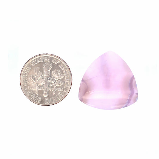 Natural Purple Chalcedony Triangular
