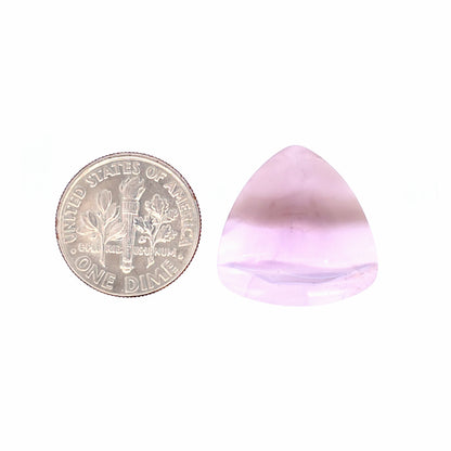 Natural Purple Chalcedony Triangular