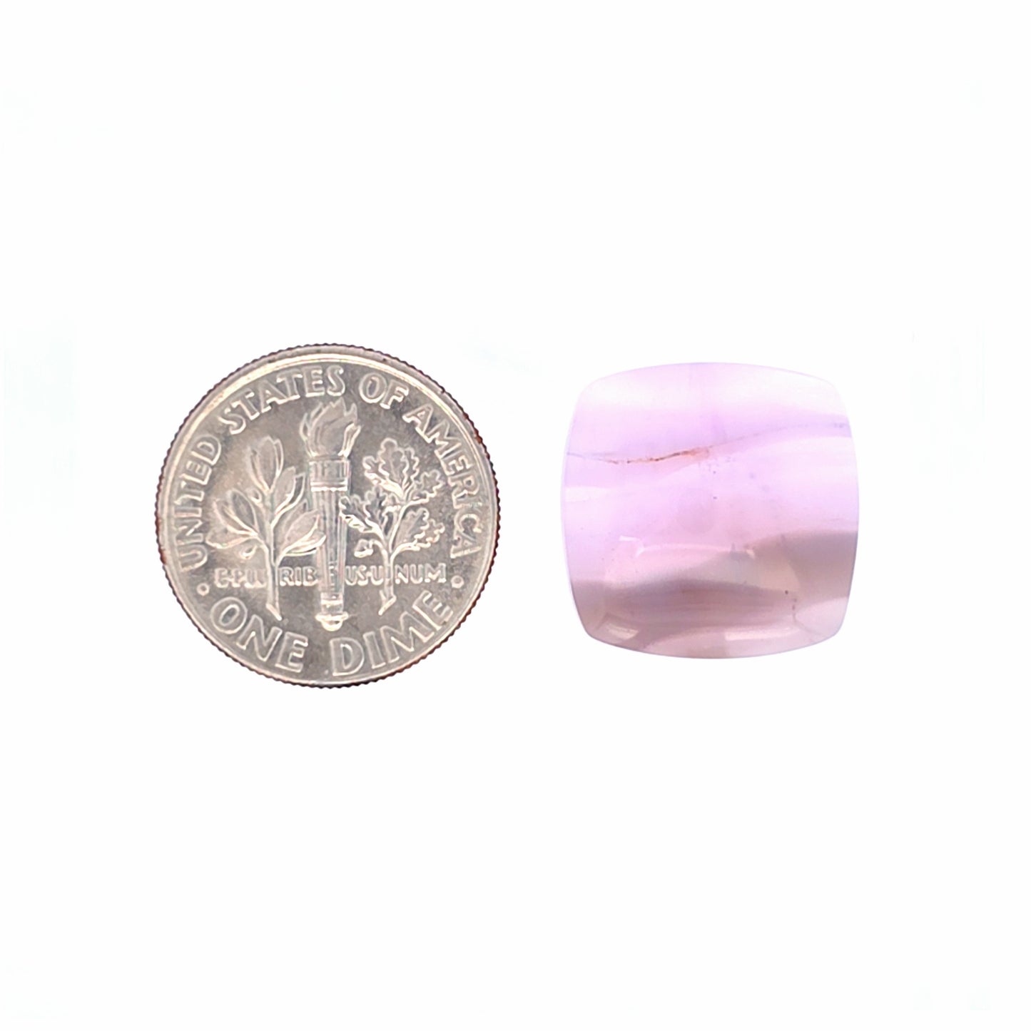 Natural Purple Chalcedony Square
