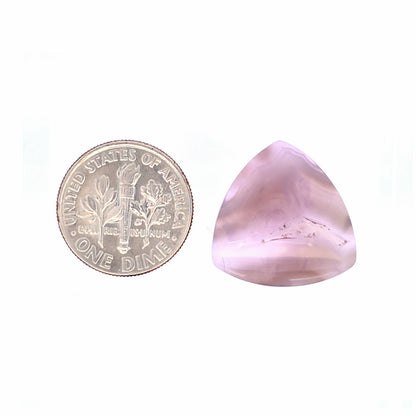 Natural Purple Chalcedony Triangular