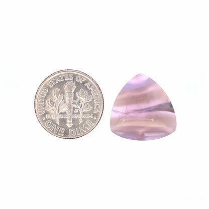 Natural Purple Chalcedony Triangular