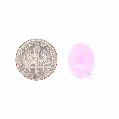 Natural Purple Chalcedony Oval