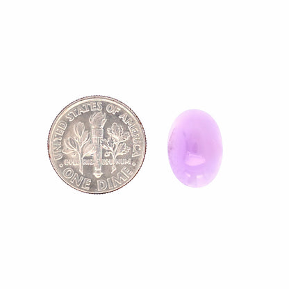 Natural Purple Chalcedony Oval