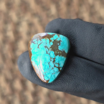 Stabilized #8 Turquoise Triangular