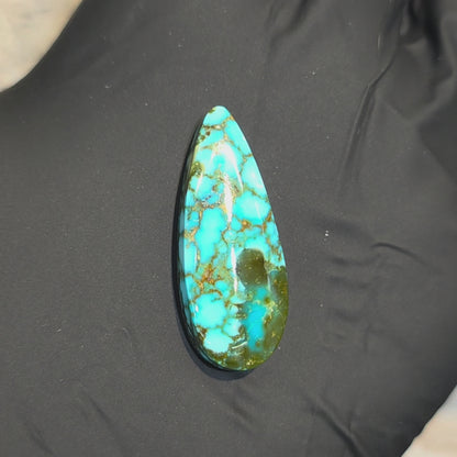 Stabilized Kingman Red Web Turquoise