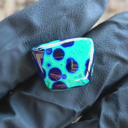 Stabilized Azurite Malachite Freeform
