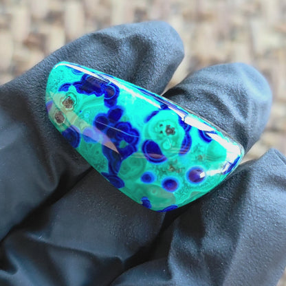 Stabilized Azurite Malachite Freeform