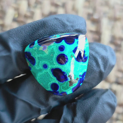 Stabilized Azurite Malachite Freeform