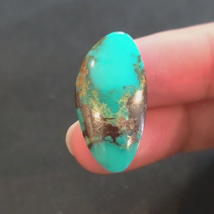 Stabilized Kingman Turquoise Freeform