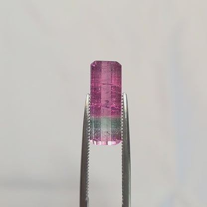 Brazilian Tourmaline (Watermelon) Rectangular Faceted Cut