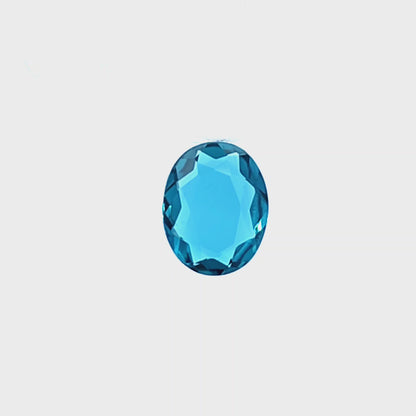 Brazilian Tourmaline (Blue) Oval Faceted Cut