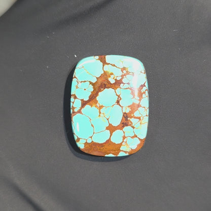 Stabilized #8 Turquoise Rectangular