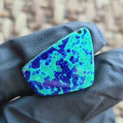 Stabilized Azurite Malachite Freeform